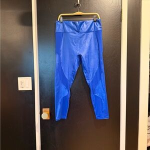 Fabletics Motion 365 Electric Blue Leggings - XXL